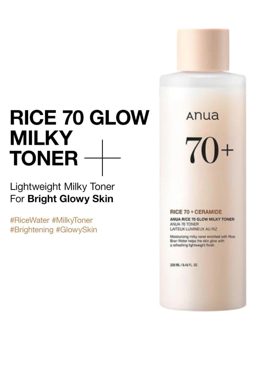 Anua Rice 70 Glow Milky Toner 250ml β My Store