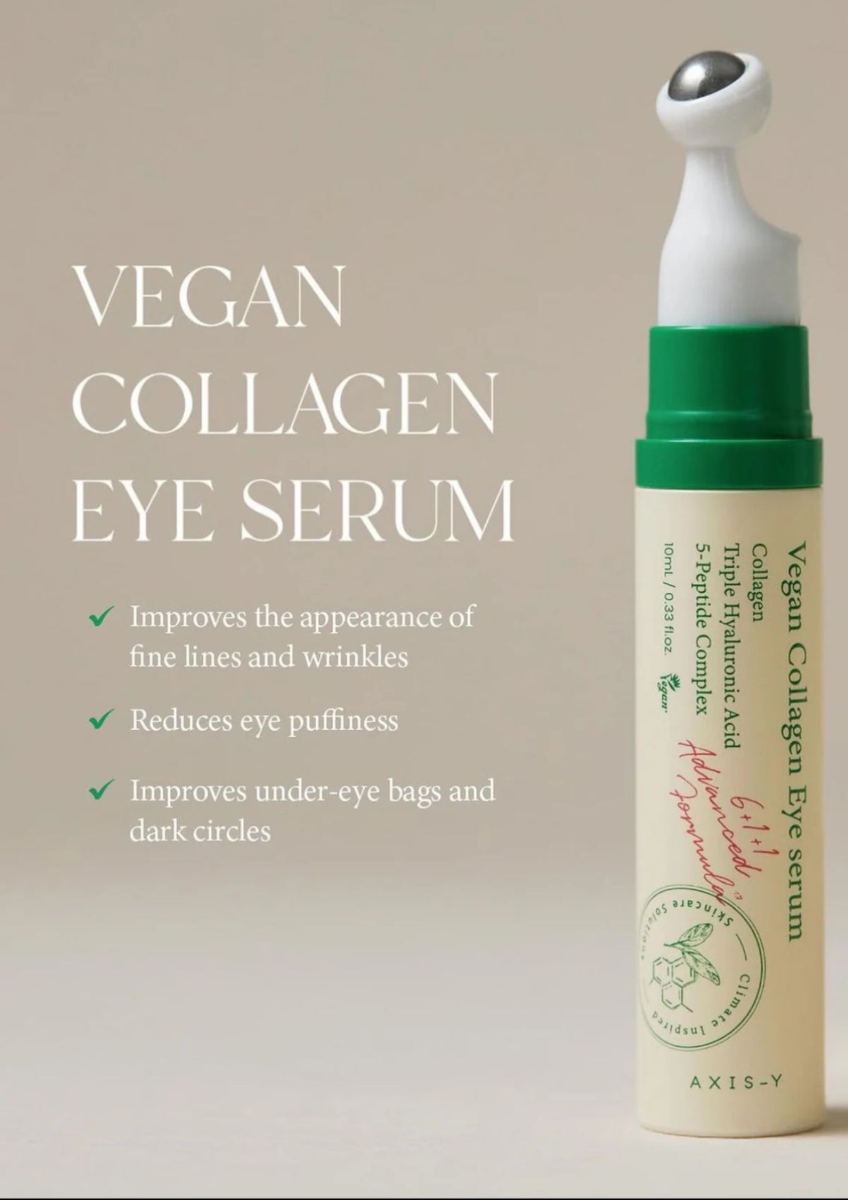 Axis-Y Vegan Collagen Eye Serum 10ml