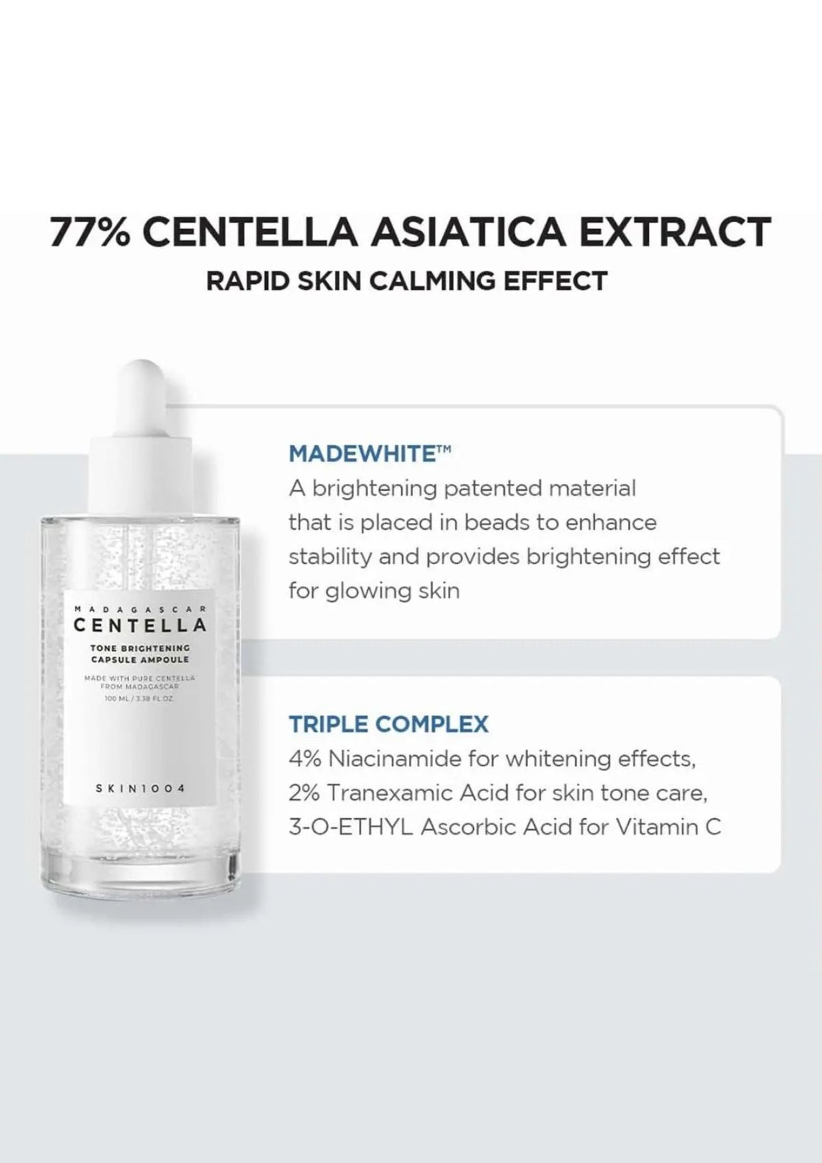 Madagascar Centella Tone Brightening Capsule Ampoule 50ml