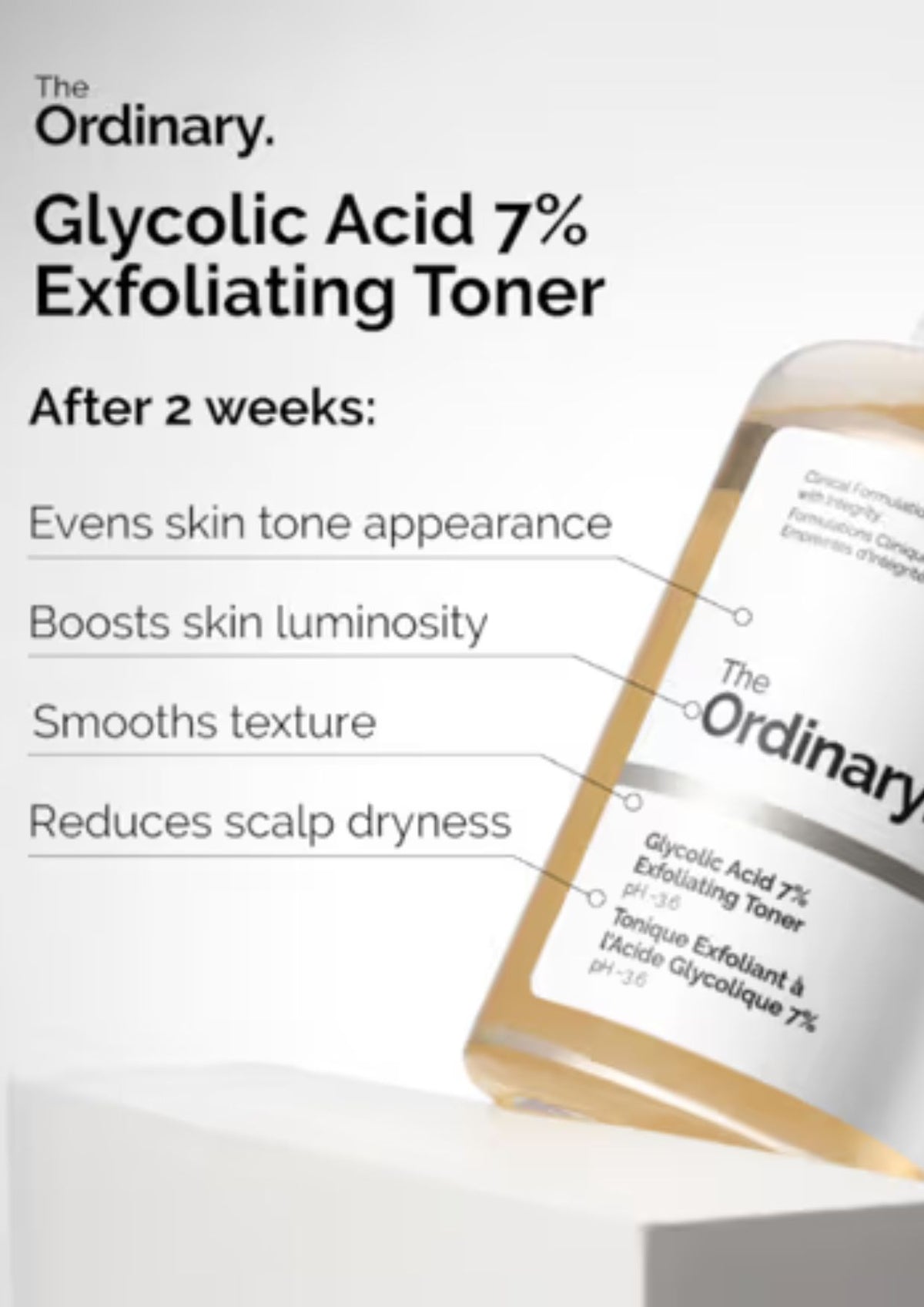 The Ordinary Glycolic Acid 7% Toning Solution 240ml