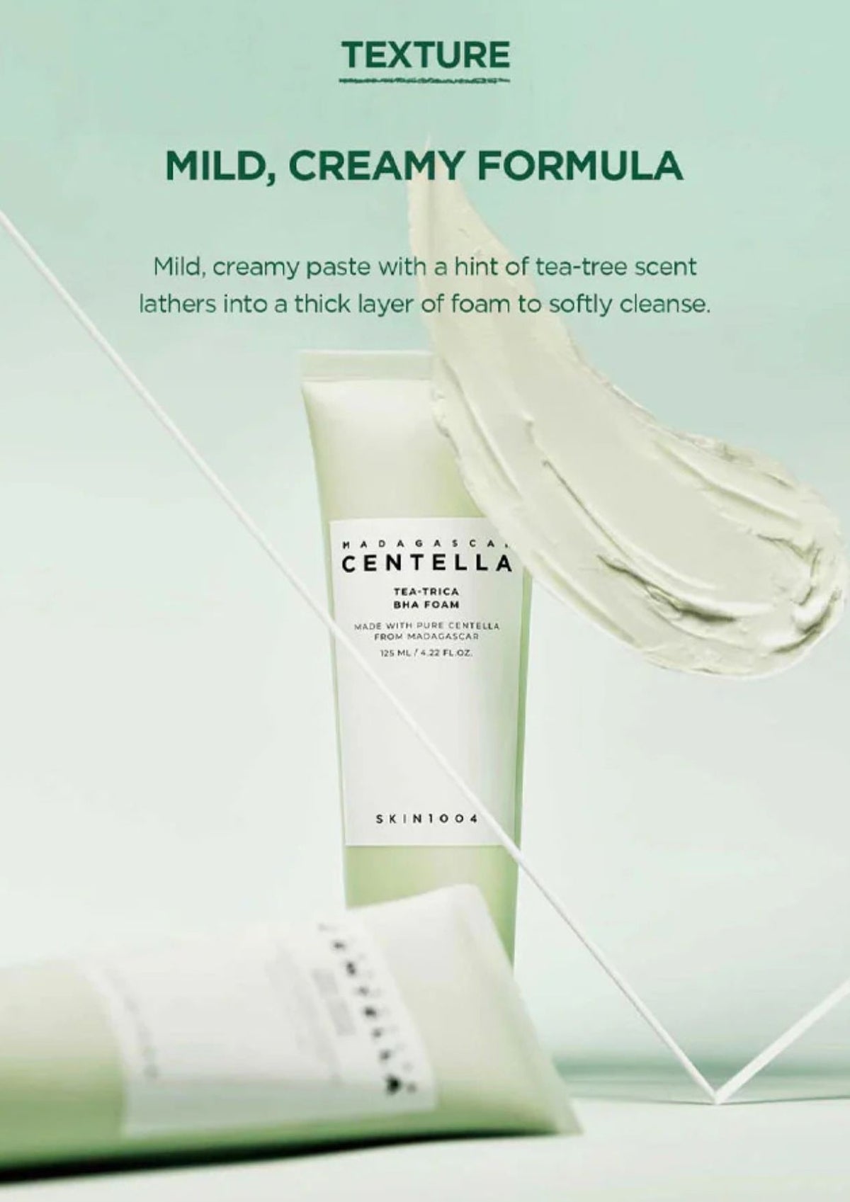 Madagascar Centella Tea Trica BHA Foam 125ml