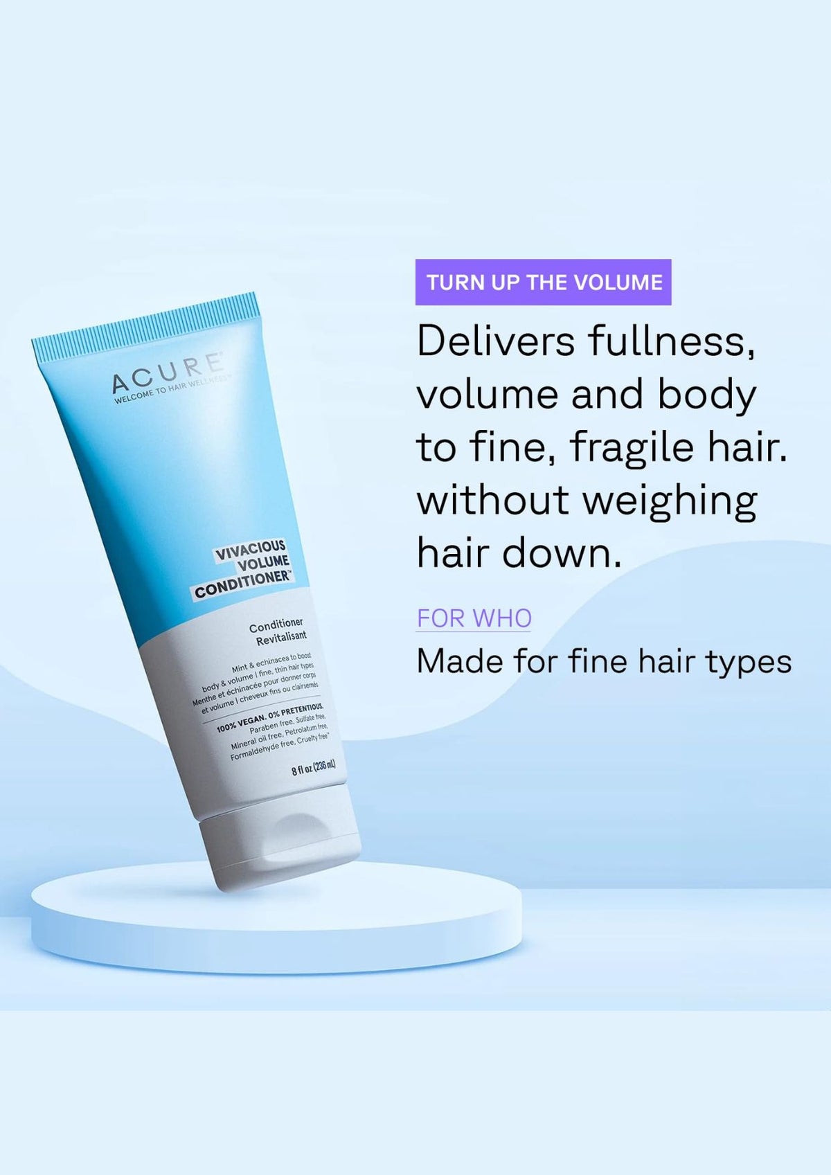 Acure Vivacious Volume Conditioner 236ml