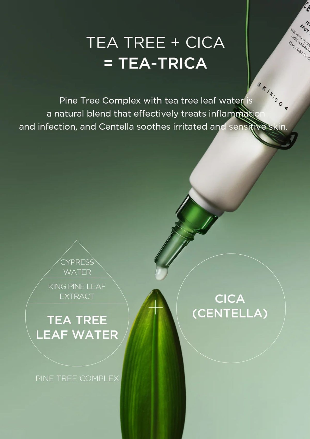 Madagascar Centella Tea Trica Spot Cream 20ml
