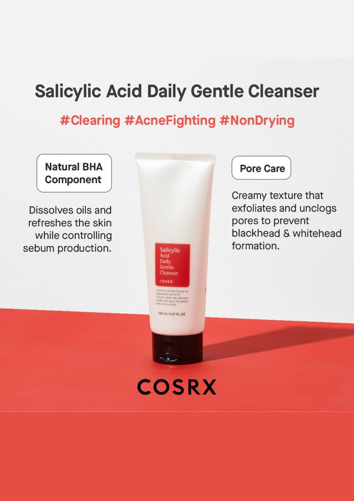 Cosrx Salicylic Acid Cleanser 150ml