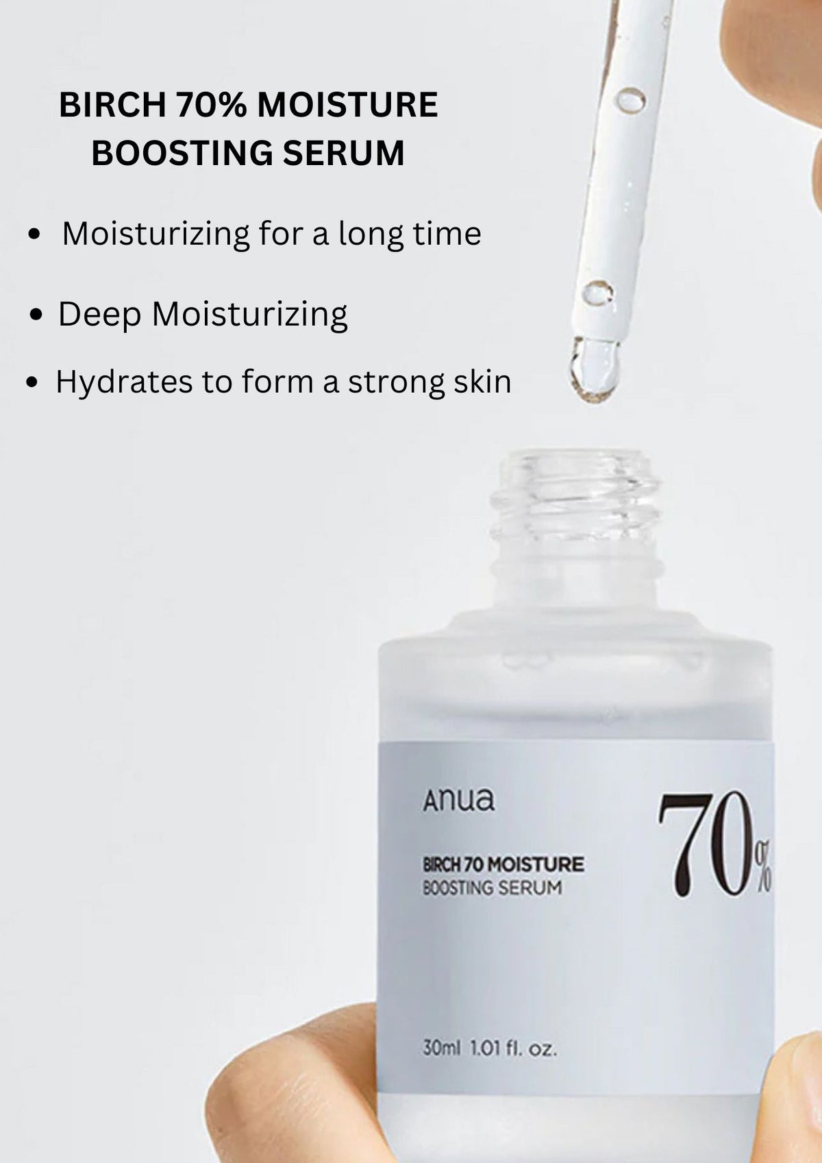 Anua Birch 70 Moisture Boosting Serum 30ml