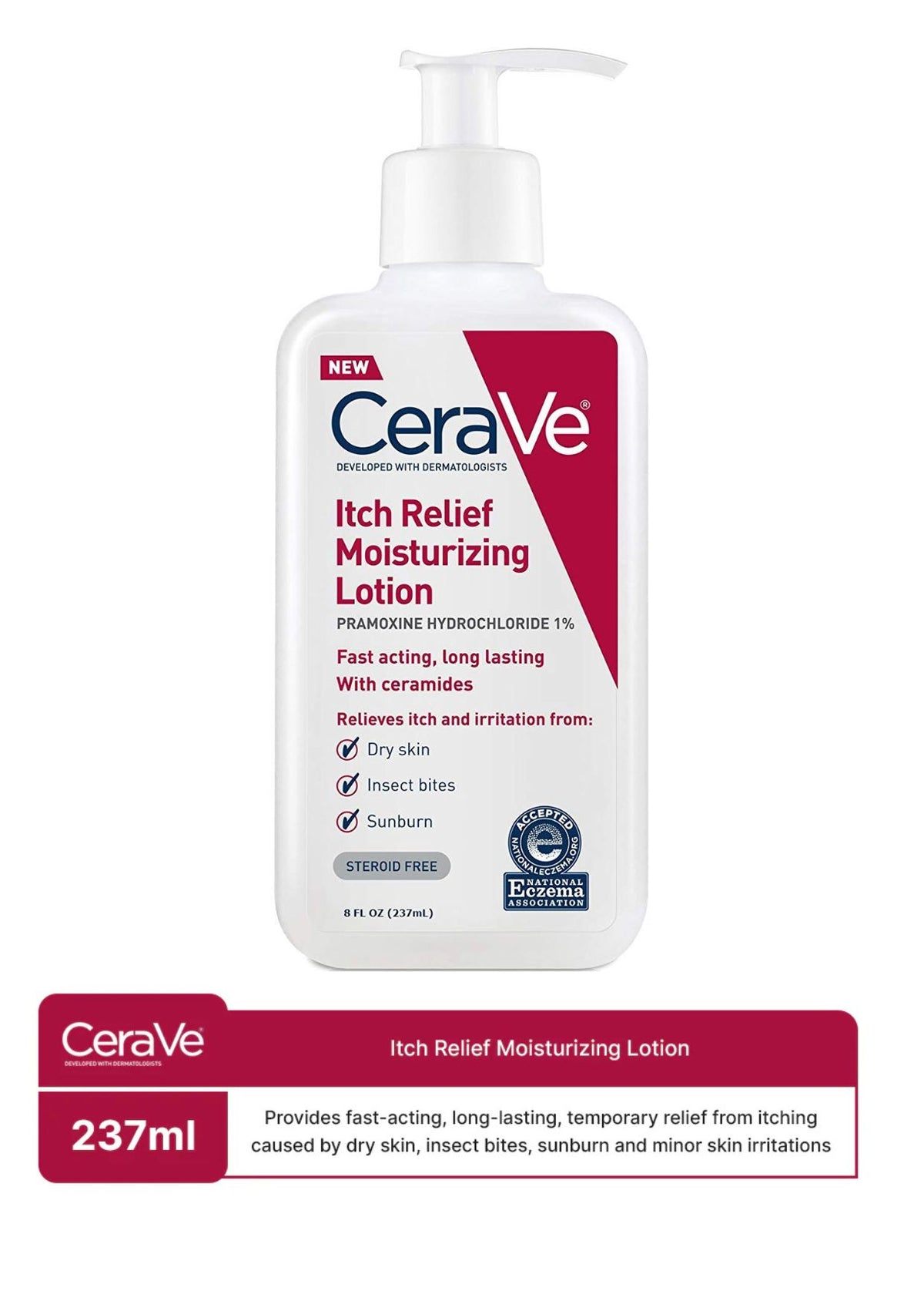 CeraVe Itch Relief Moisturizing Lotion 237ml