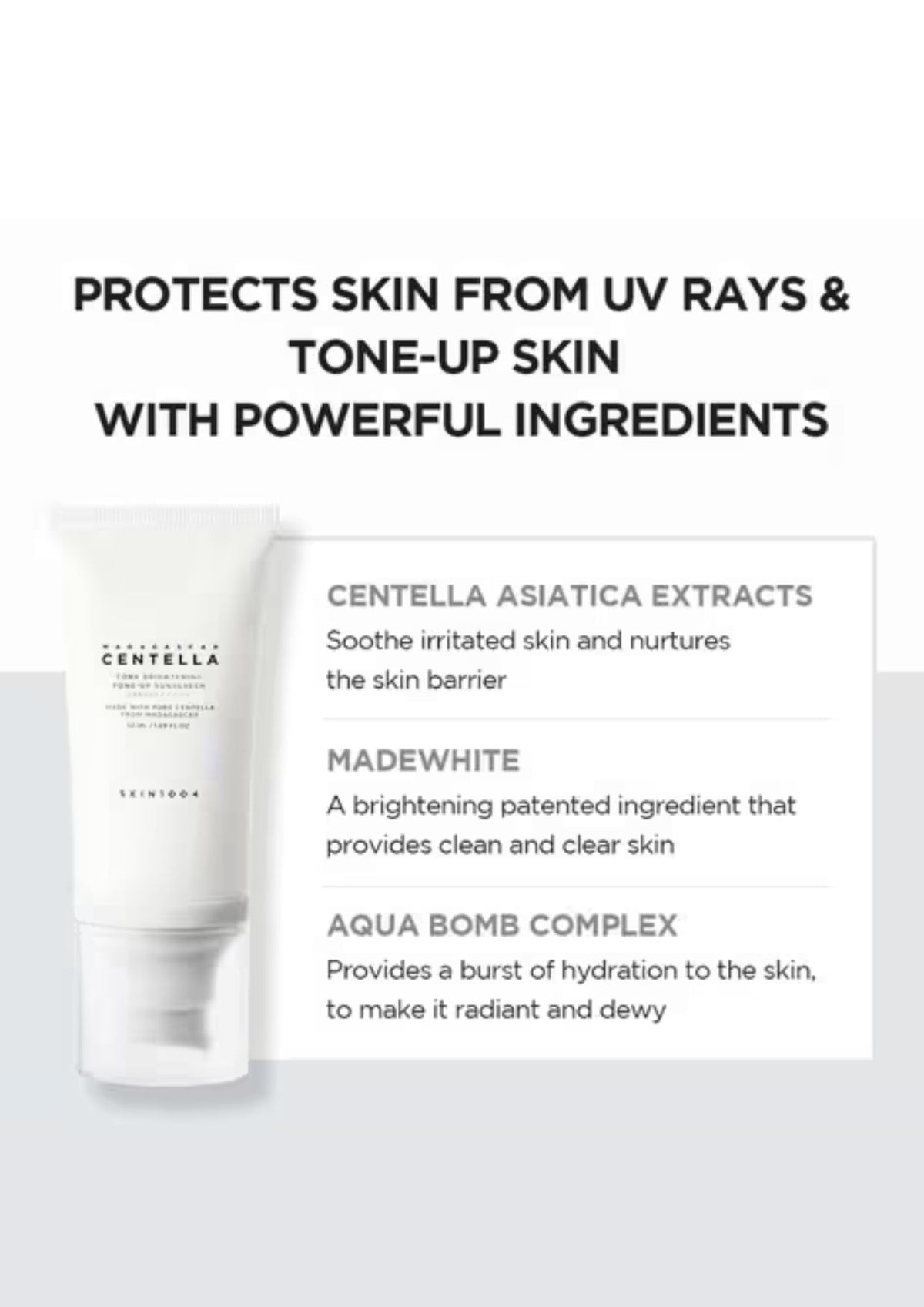 Madagascar Centella Tone Brightening Tone-Up Sunscreen 50ml