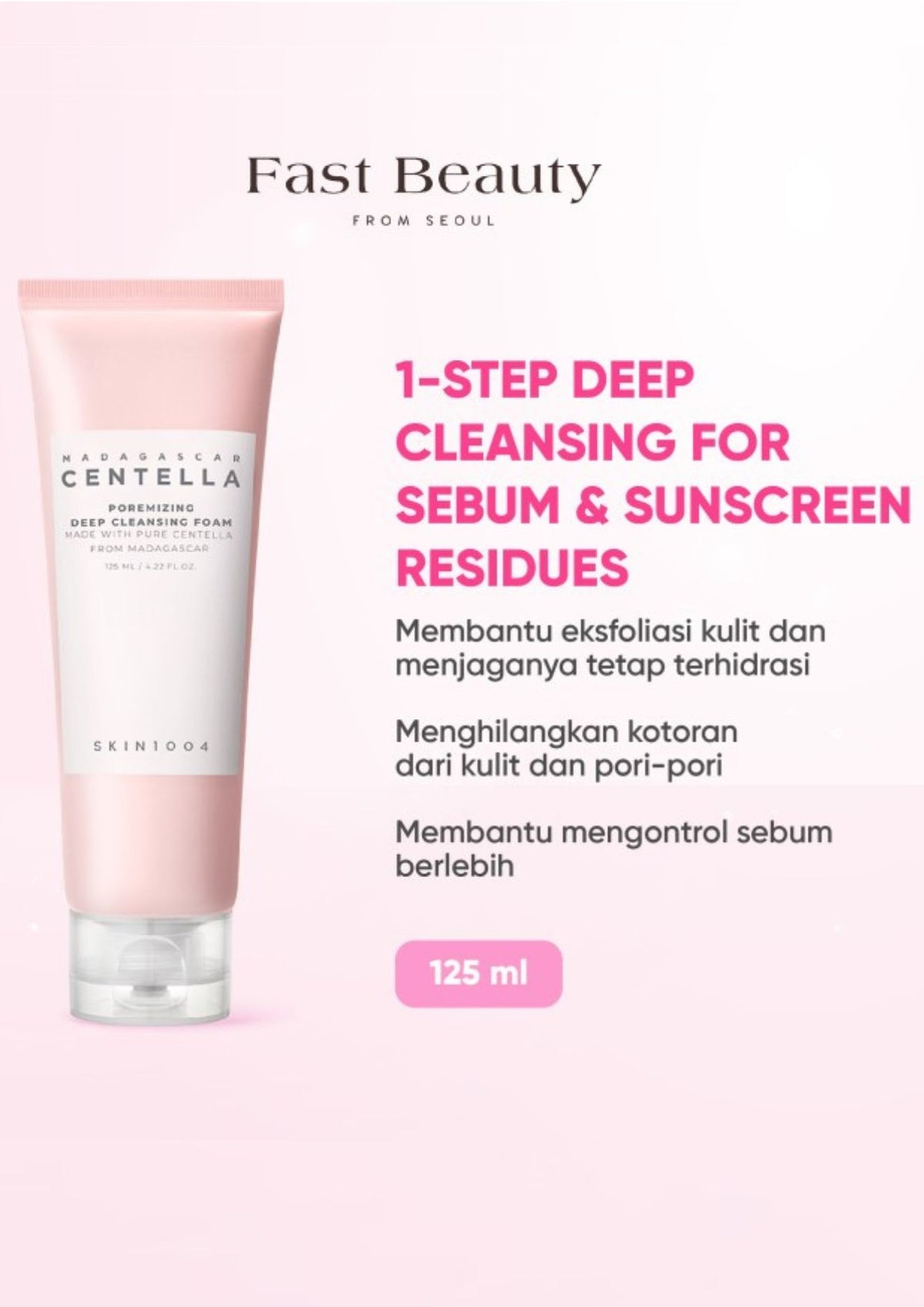 Madagascar Centella Poremizing Deep Cleansing Foam 125ml