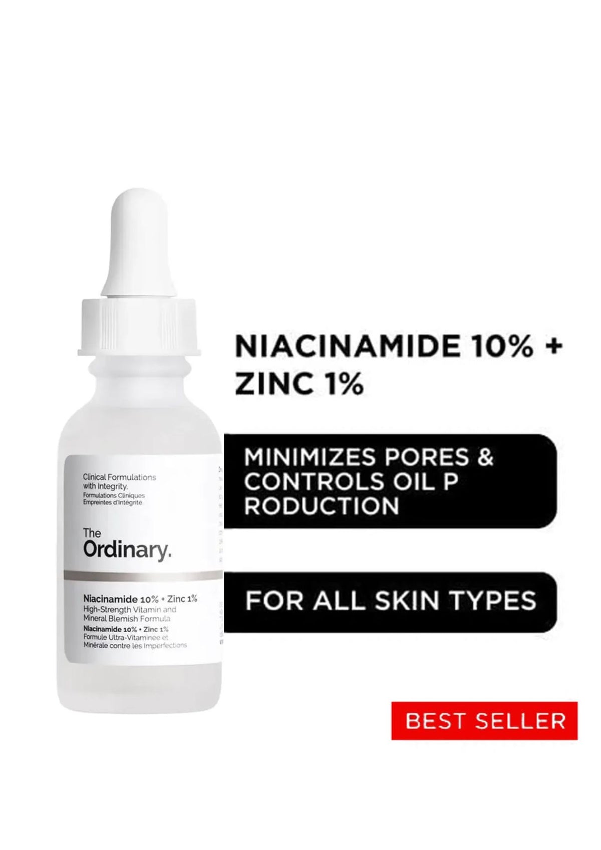 The Ordinary Niacinamide 10% + Zinc 1% Clear 30ml