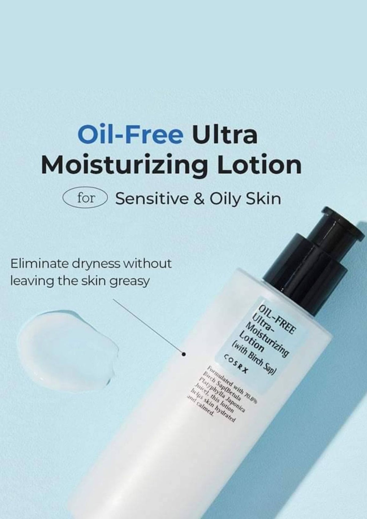 Cosrx Oil Free Ultra Moisturizing Lotion 100ml