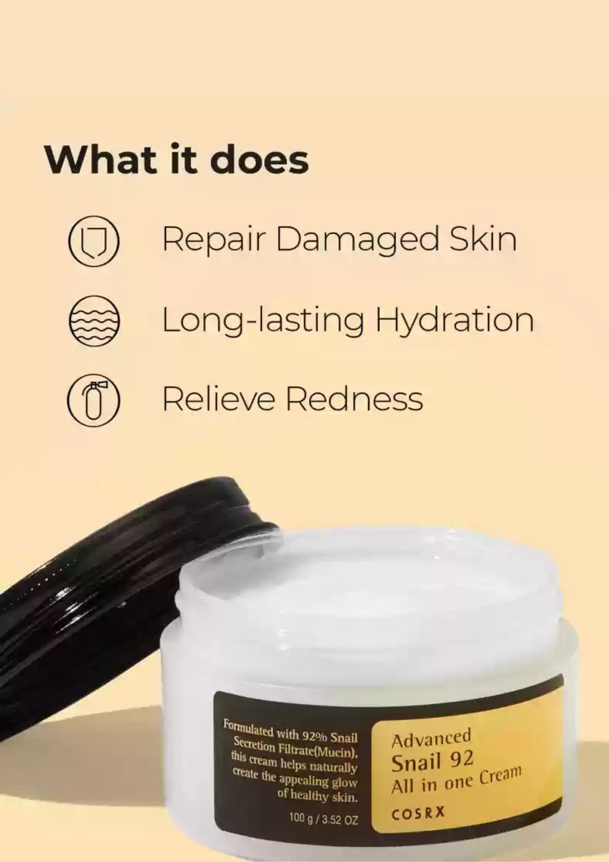 Cosrx Advanced Snail 92 All In One Cream 100g