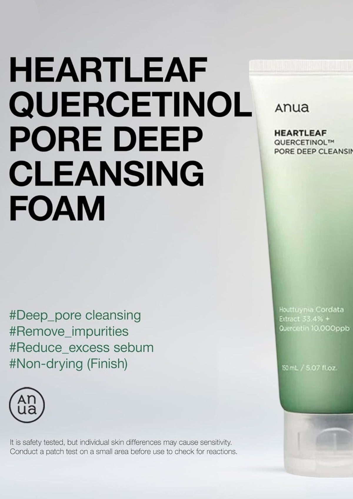 Anua Heartleaf Pore Deep Cleansing Foam 150ml