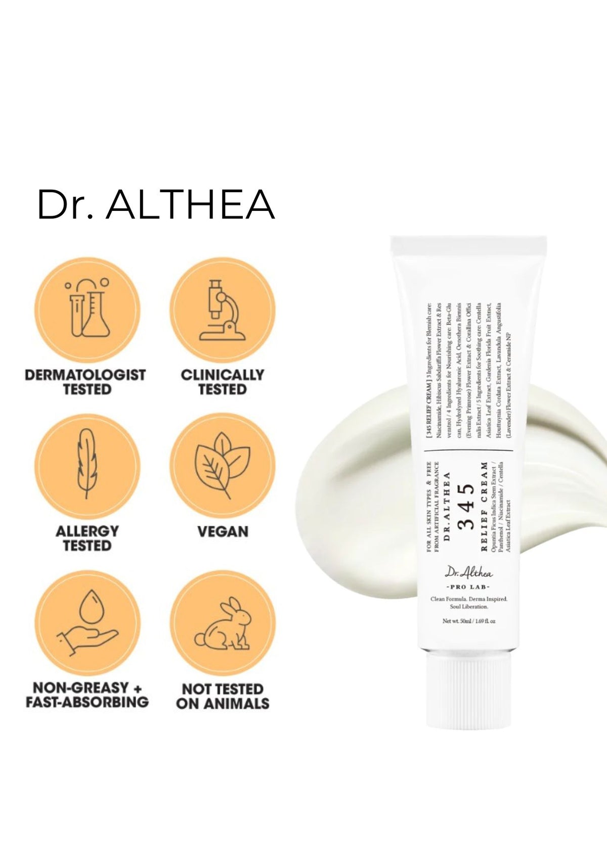 Dr. Althea 345 NA Relief Cream 50ml