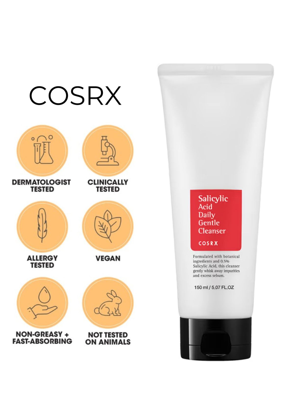 Cosrx Salicylic Acid Cleanser 150ml