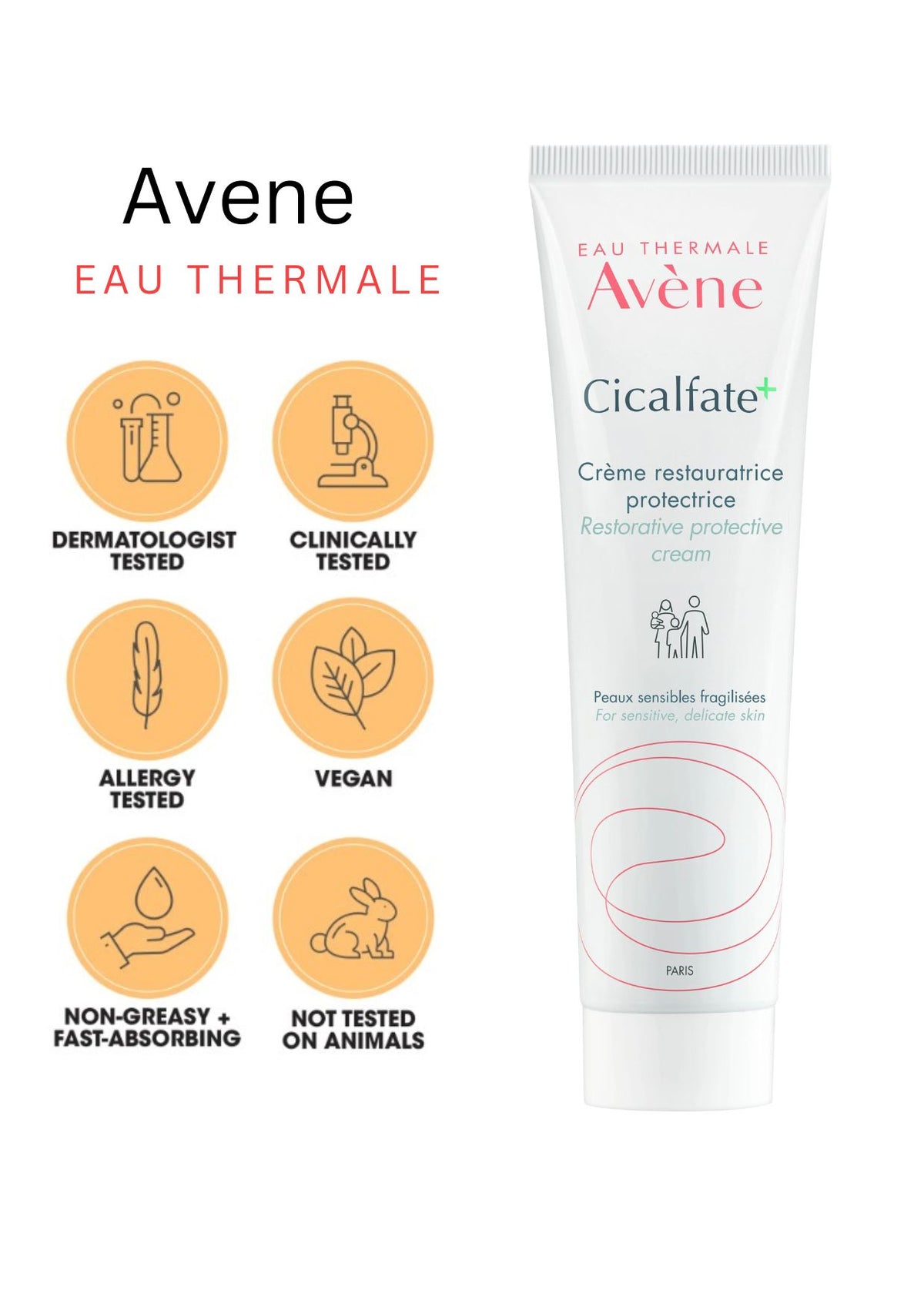 Avene Cicalfate + Repairing Protective Cream 40ml