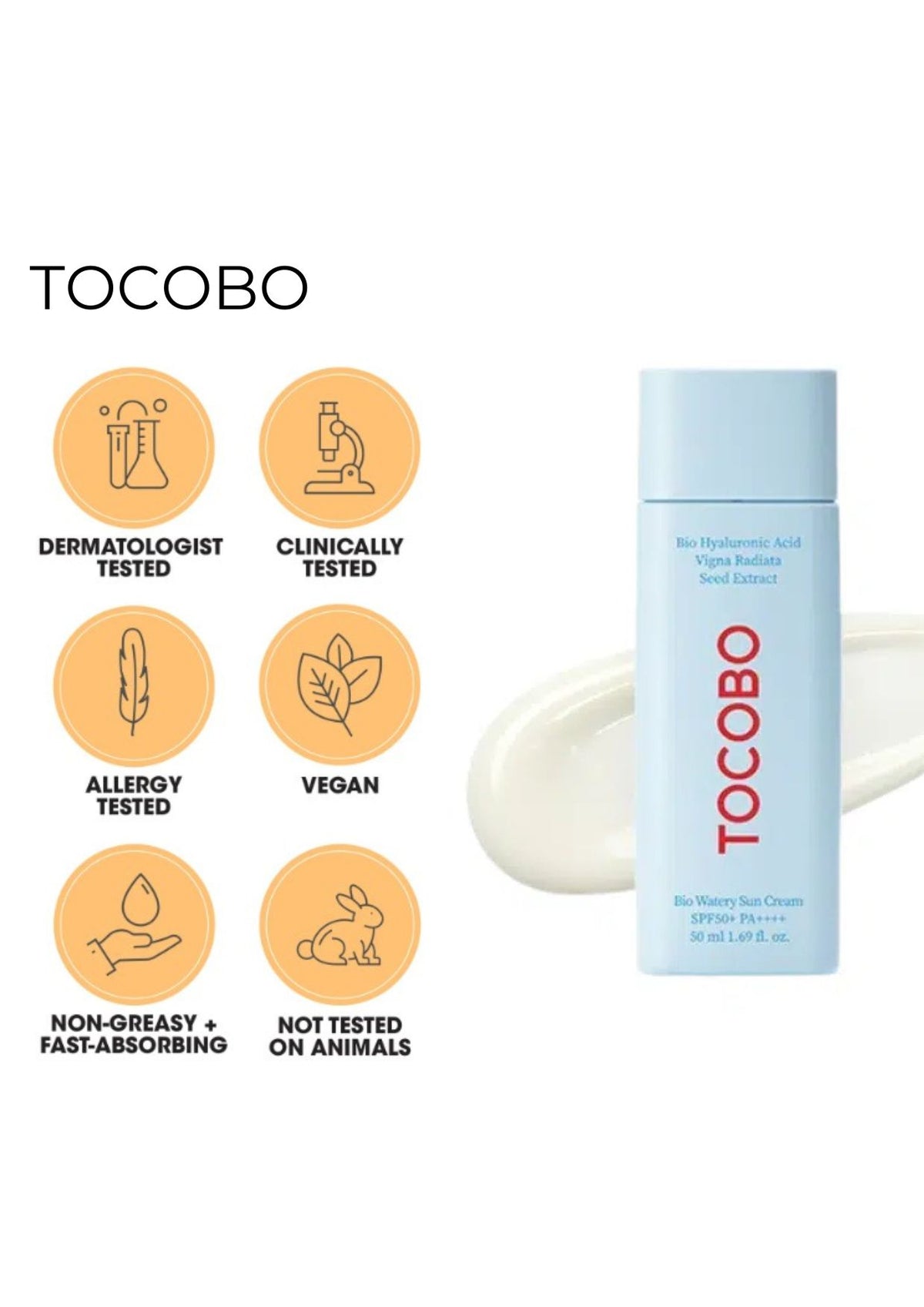 Tocobo Bio Watery Sun Cream 50ml