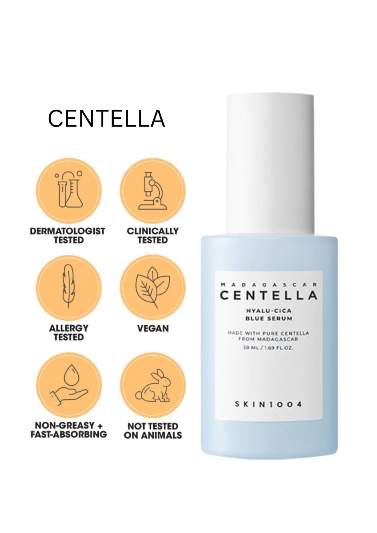 Madagascar Centella Hyalu-Cica Blue Serum Mini 30ml
