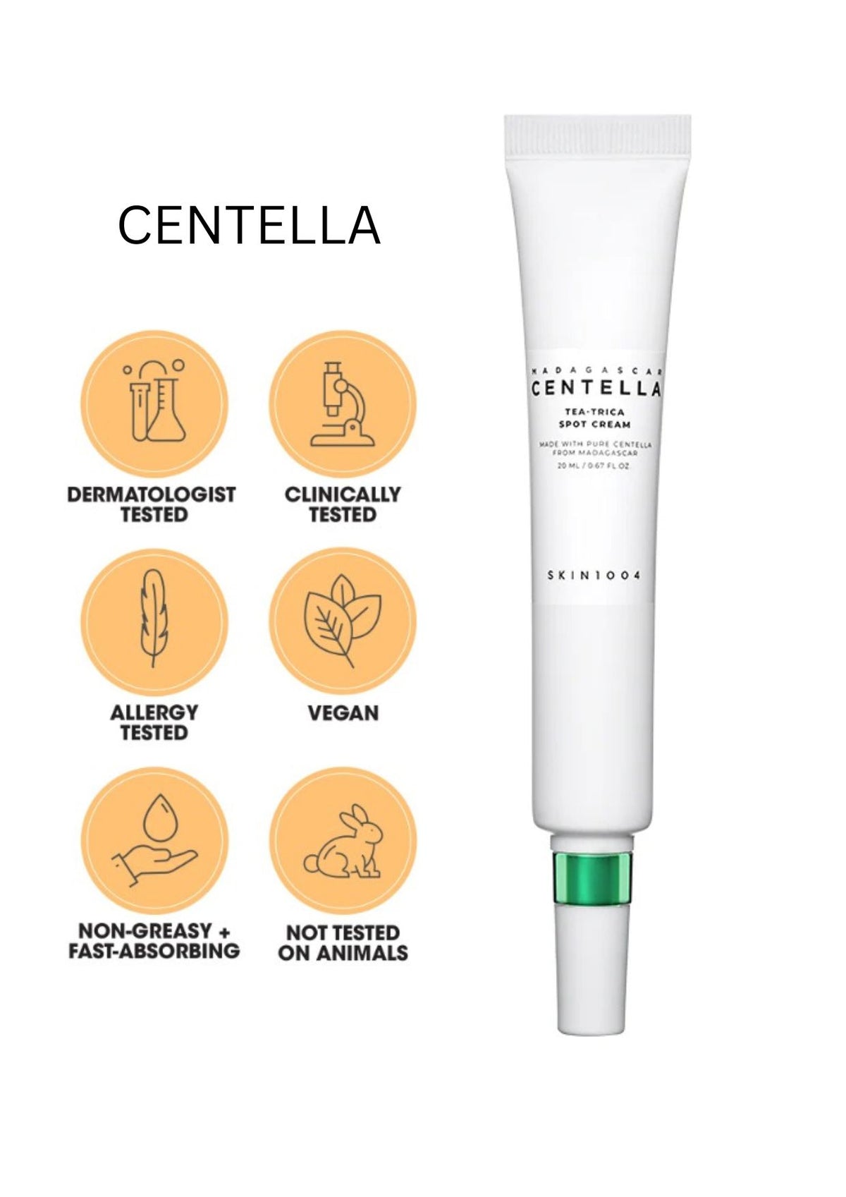 Madagascar Centella Tea Trica Spot Cream 20ml