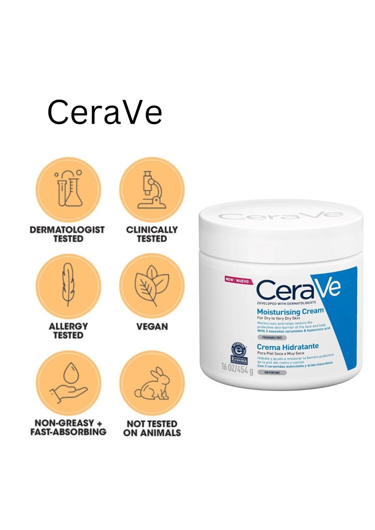 CeraVe Moisturing Cream 454g