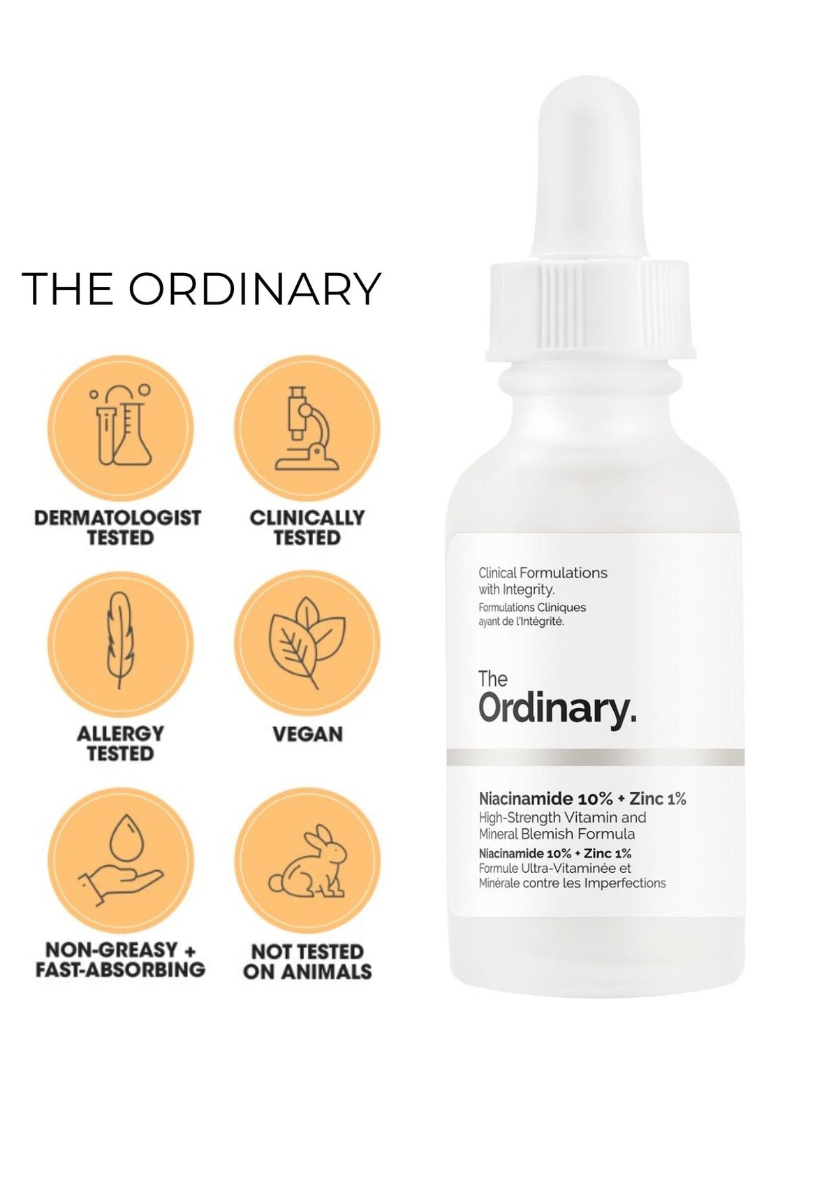 The Ordinary Niacinamide 10% + Zinc 1% Clear 30ml
