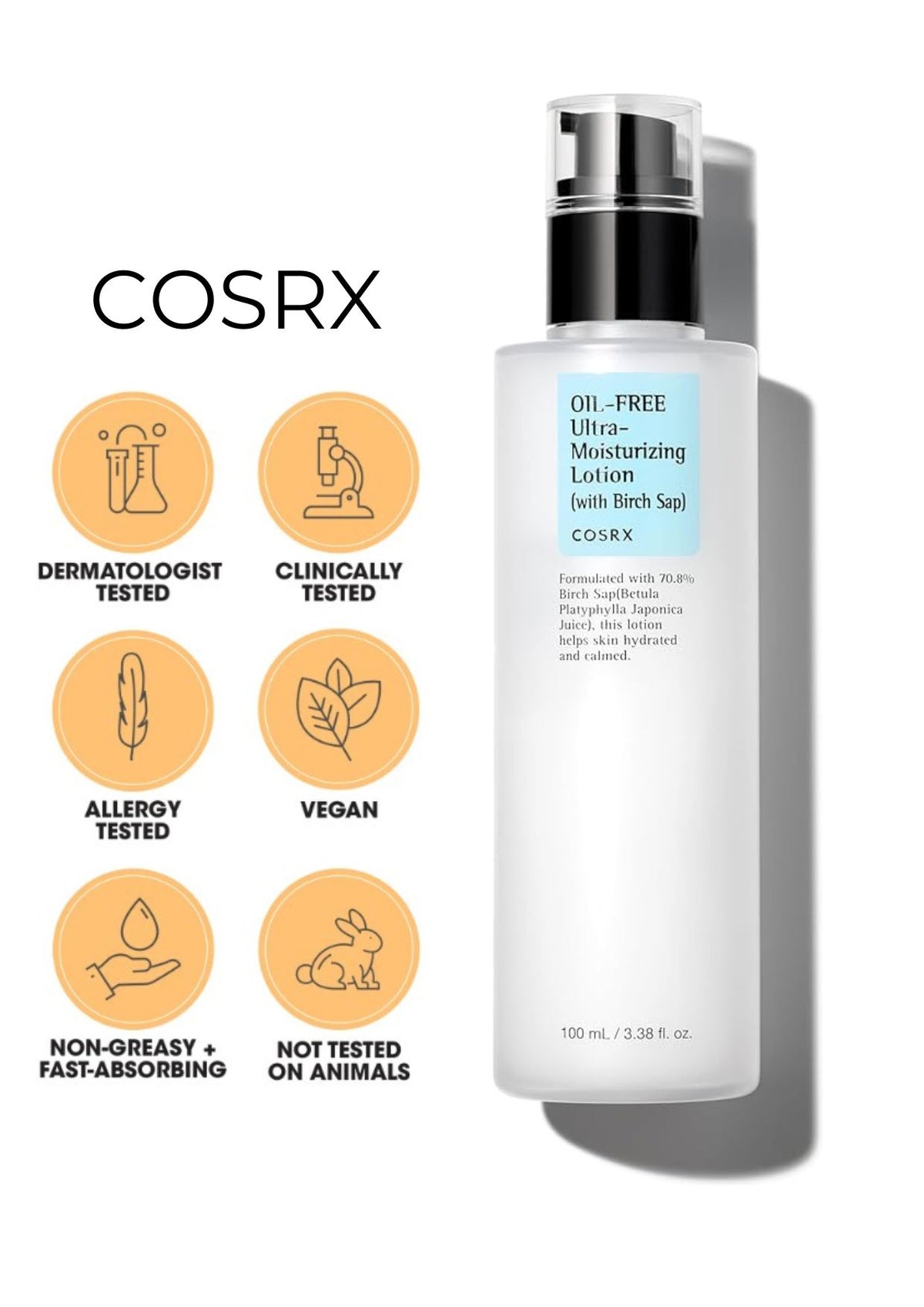Cosrx Oil Free Ultra Moisturizing Lotion 100ml