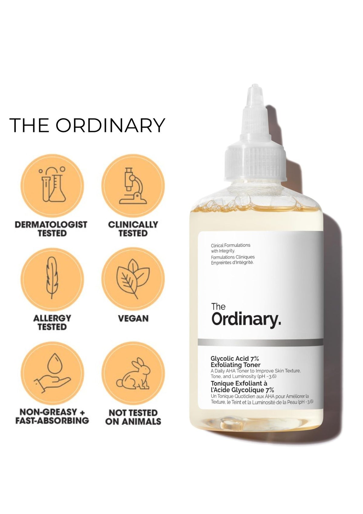 The Ordinary Glycolic Acid 7% Toning Solution 240ml