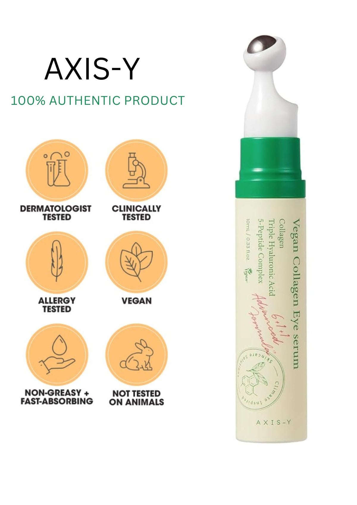 Axis-Y Vegan Collagen Eye Serum 10ml